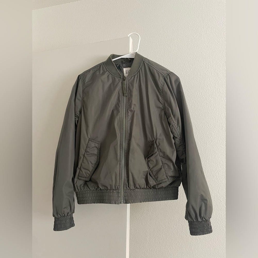 GAP Olive Green Bomber Jacket